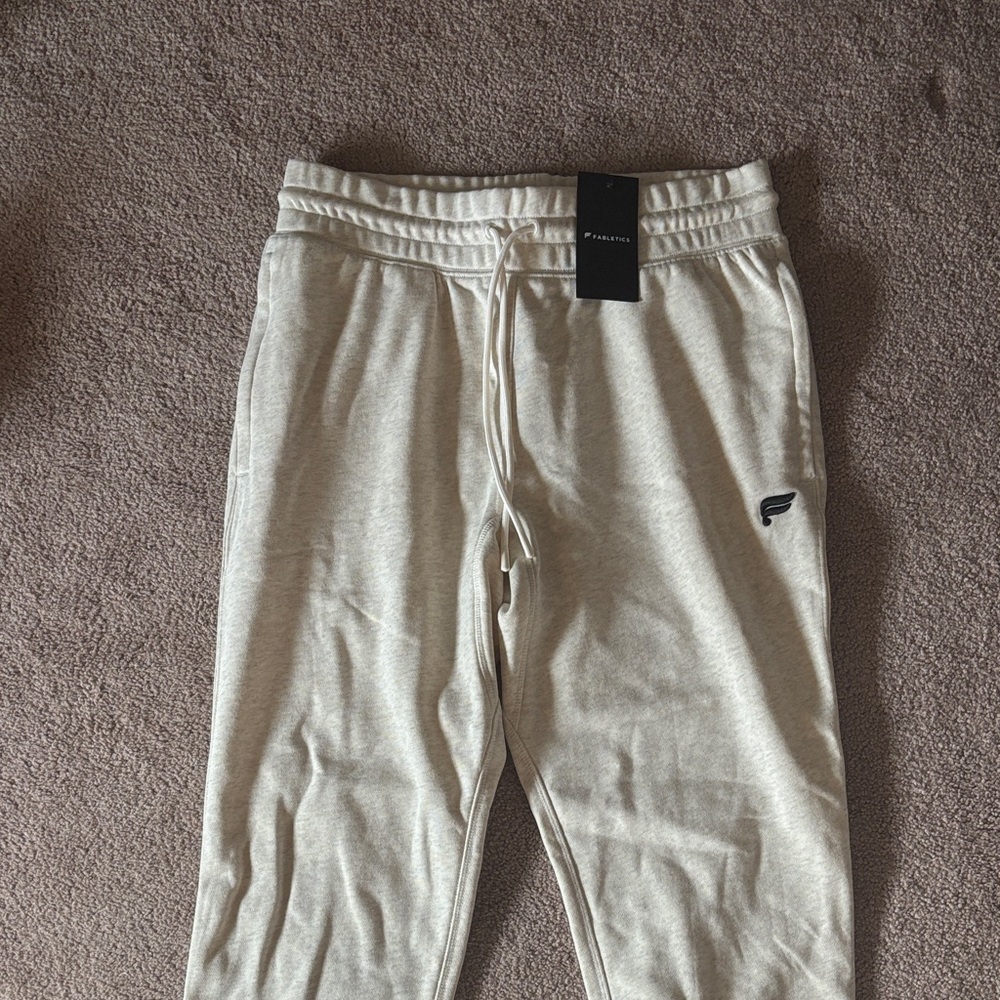 Fabletics Cream Sweatpants